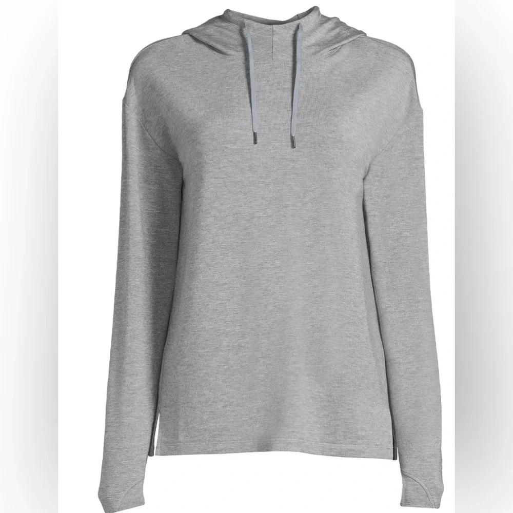 Athletic Works Women's French Terry Mock Neck Hoodie - Picture 1 of 5
